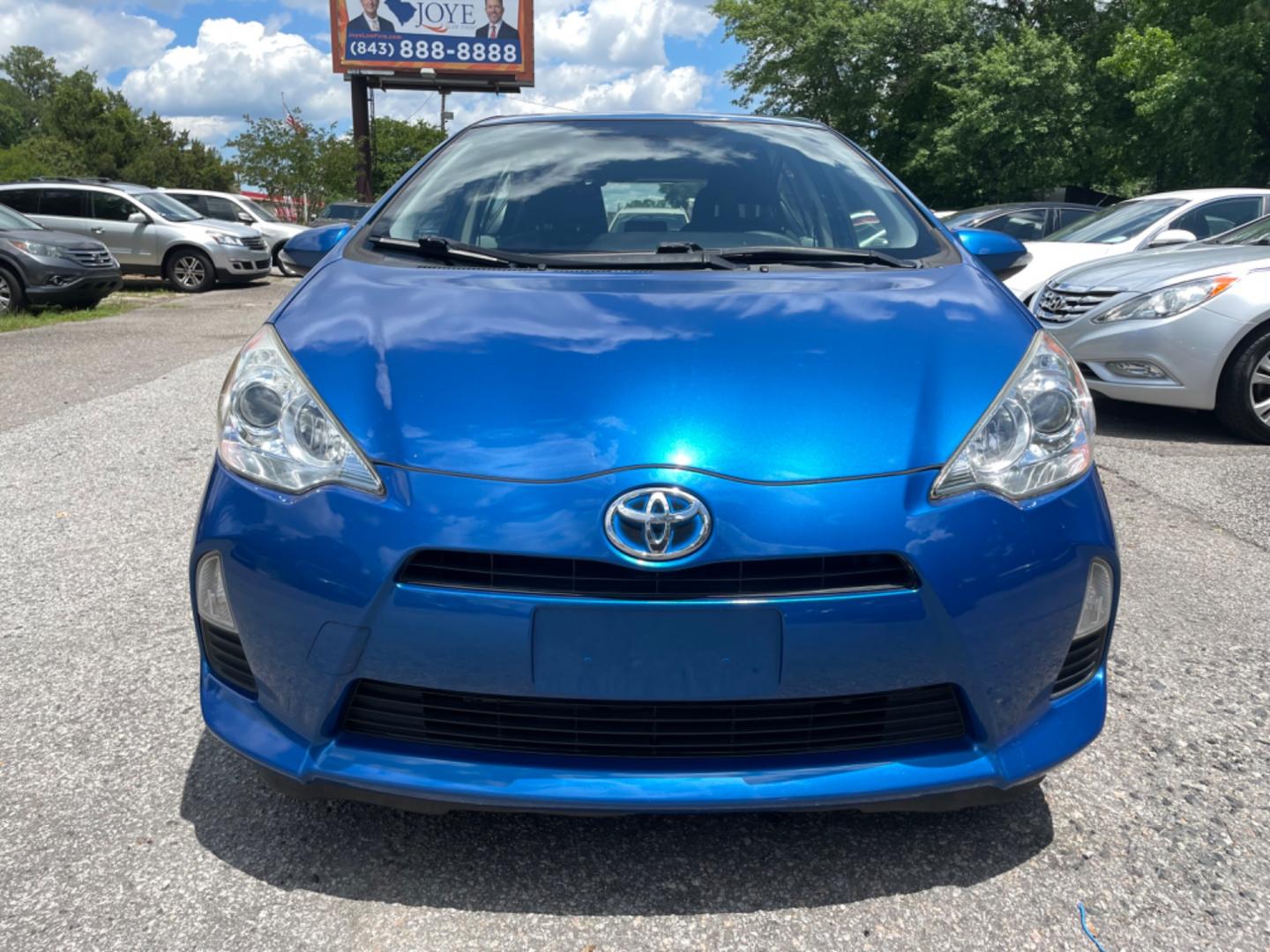 2013 BLUE TOYOTA PRIUS C ONE (JTDKDTB34D1) with an 1.5L engine, Continuously Variable transmission, located at 5103 Dorchester Rd., Charleston, SC, 29418-5607, (843) 767-1122, 36.245171, -115.228050 - Super clean interior with CD/AUX/Bluetooth, Power Windows, Power Locks, Power Mirrors, Spacious Cargo for it's size, Keyless Entry. Local Trade-in! Certified ONE Owner Vehicle!! 122k miles Located at New Life Auto Sales! 2023 WINNER for Post & Courier's Charleston's Choice Pre-owned Car Dealer AND - Photo#1